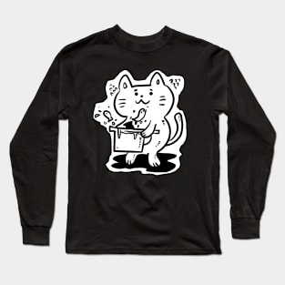 Cooking cat Long Sleeve T-Shirt